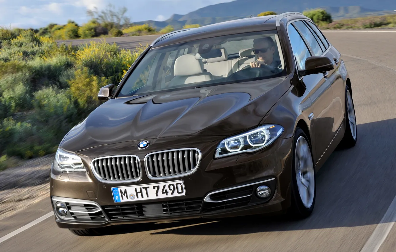 Photo wallpaper BMW, BMW, car, the front, xDrive, Touring, Modern Line, 530d