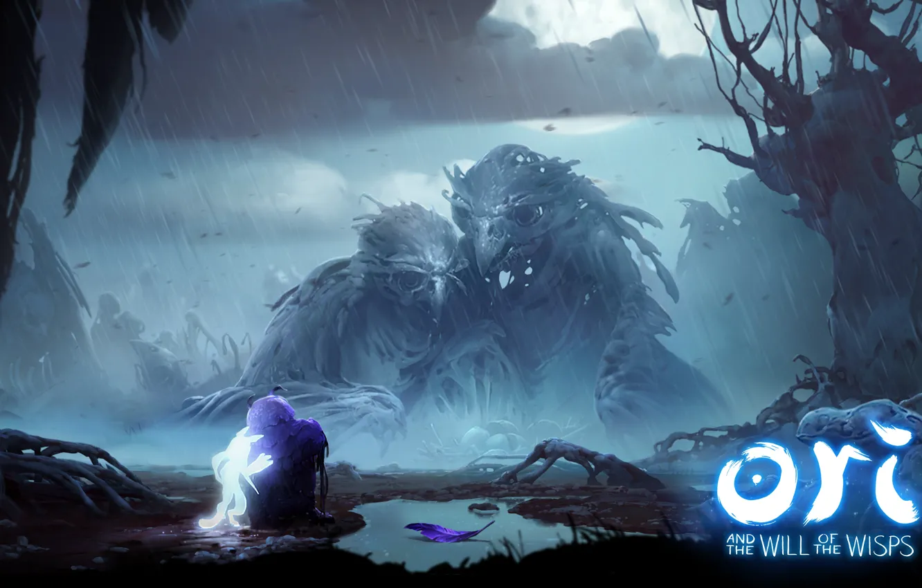 Photo wallpaper owl, pen, Ori and the Will of the Wisps, Moon studios