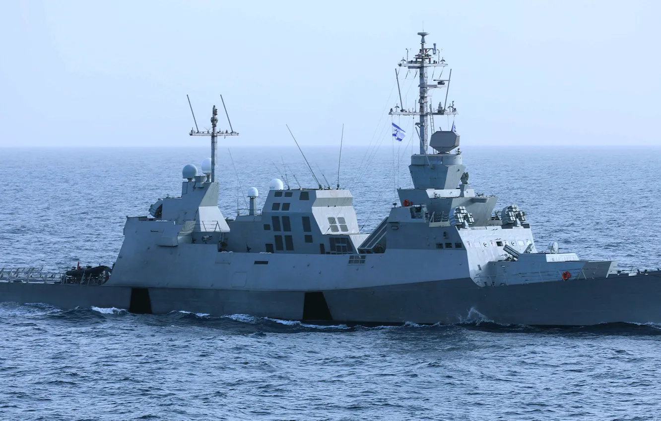 Photo wallpaper Corvette, rocket, Israel, IN Eilat