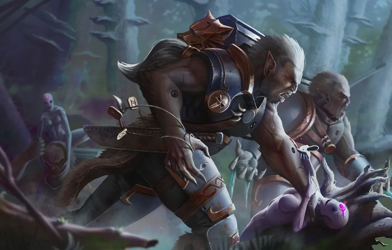Photo wallpaper fantasy, being, Orc