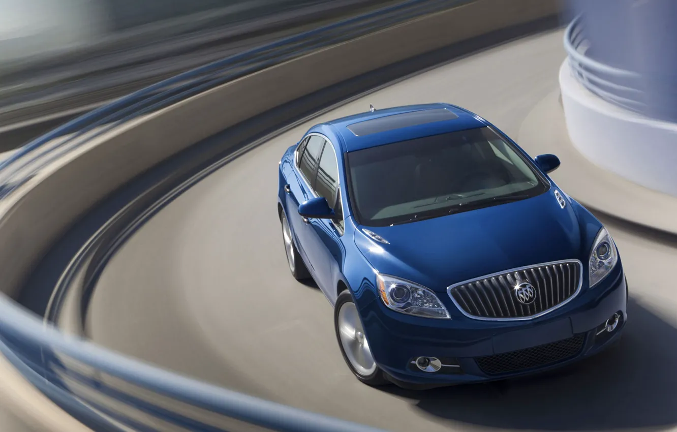 Photo wallpaper road, Buick, Verano