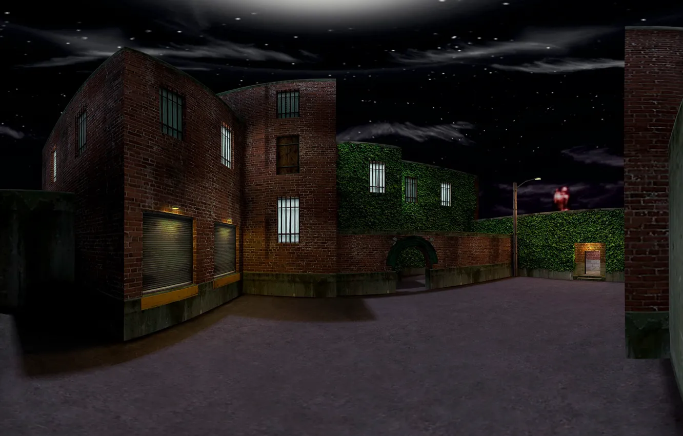 Photo wallpaper night, Half-Life, Counter Strike, counter strike, CS 1.6, cs_backalley