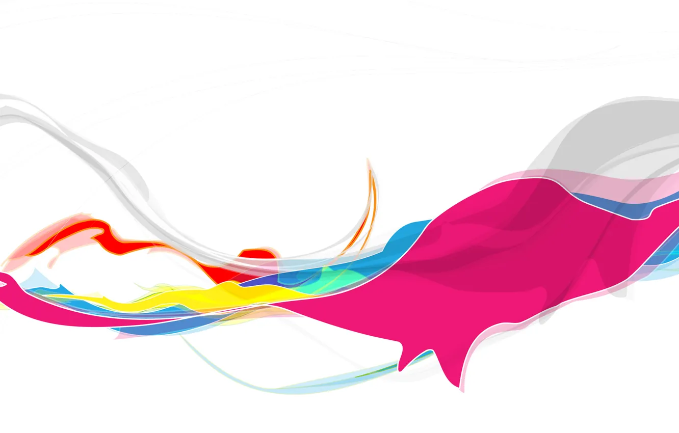 Photo wallpaper line, squirt, paint, color, liquid