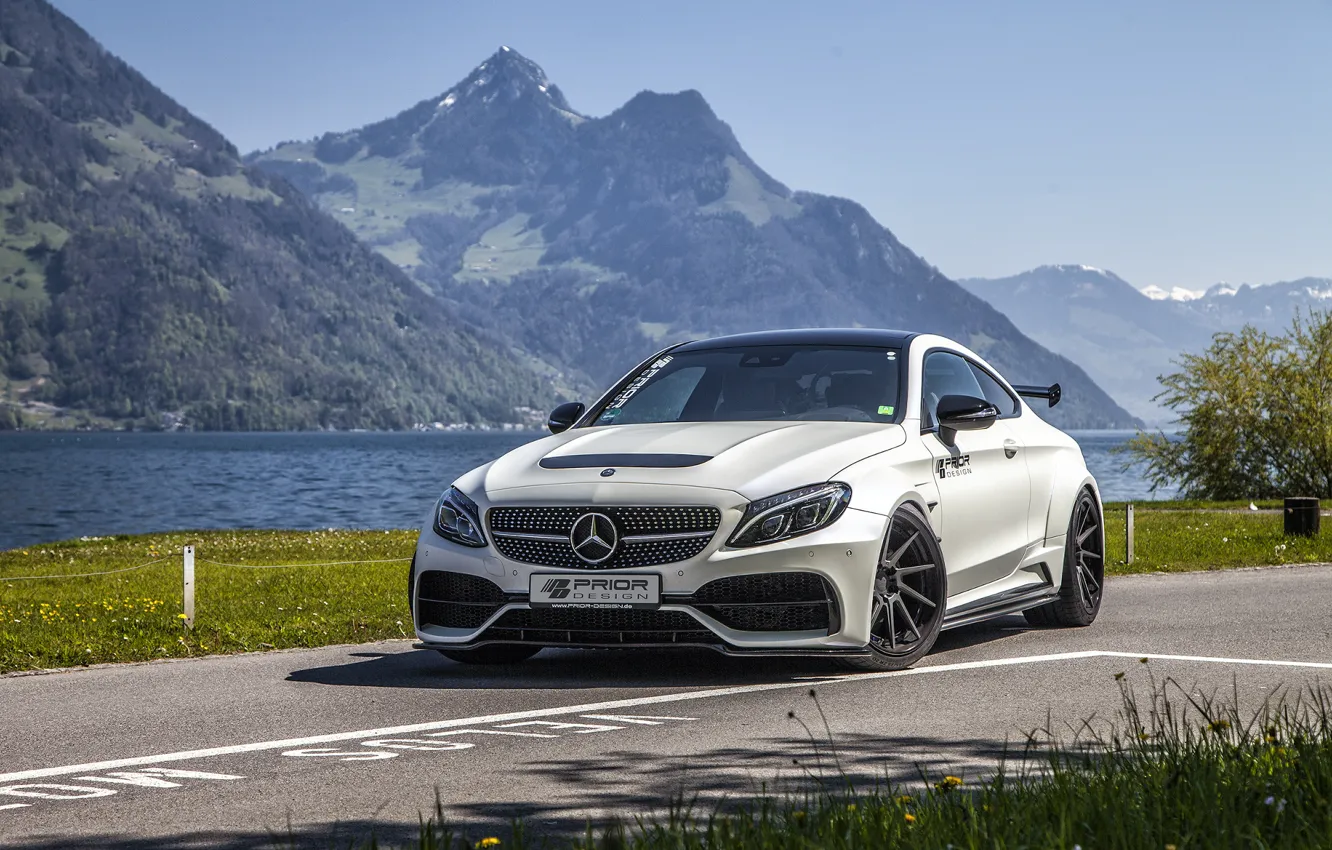 Photo wallpaper coupe, Mercedes-Benz, Mercedes, supercar, Mercedes, AMG, Coupe, Prior-Design