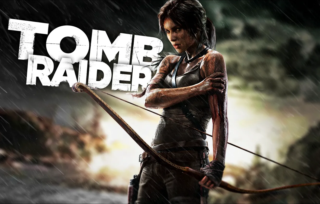 Photo wallpaper Tomb Raider, Lara Croft, fan art