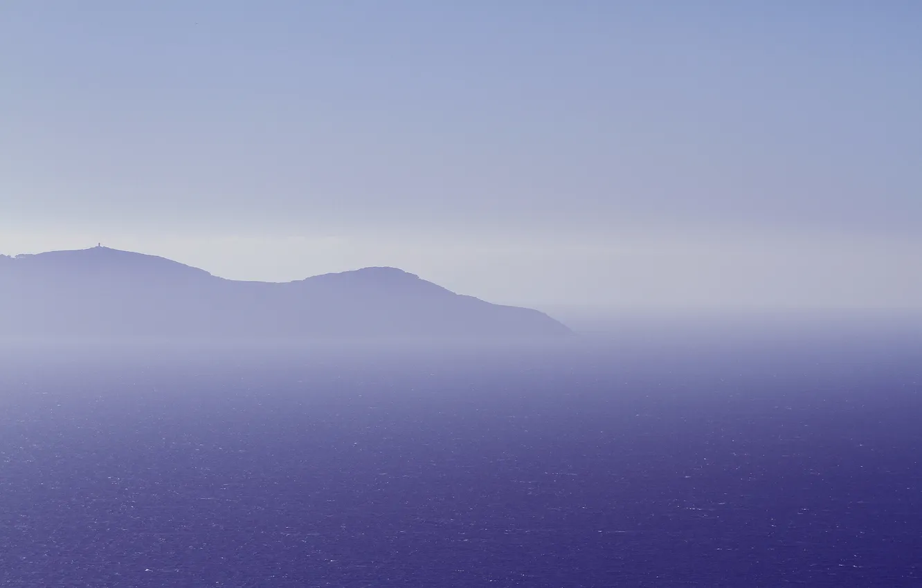 Photo wallpaper sea, the sky, mountains