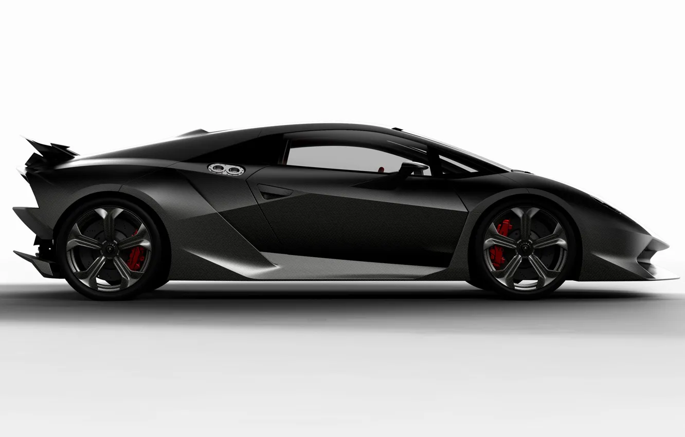 Photo wallpaper Lamborghini, side view, Lamborghini Sesto Elemento, Elemento, Sesto