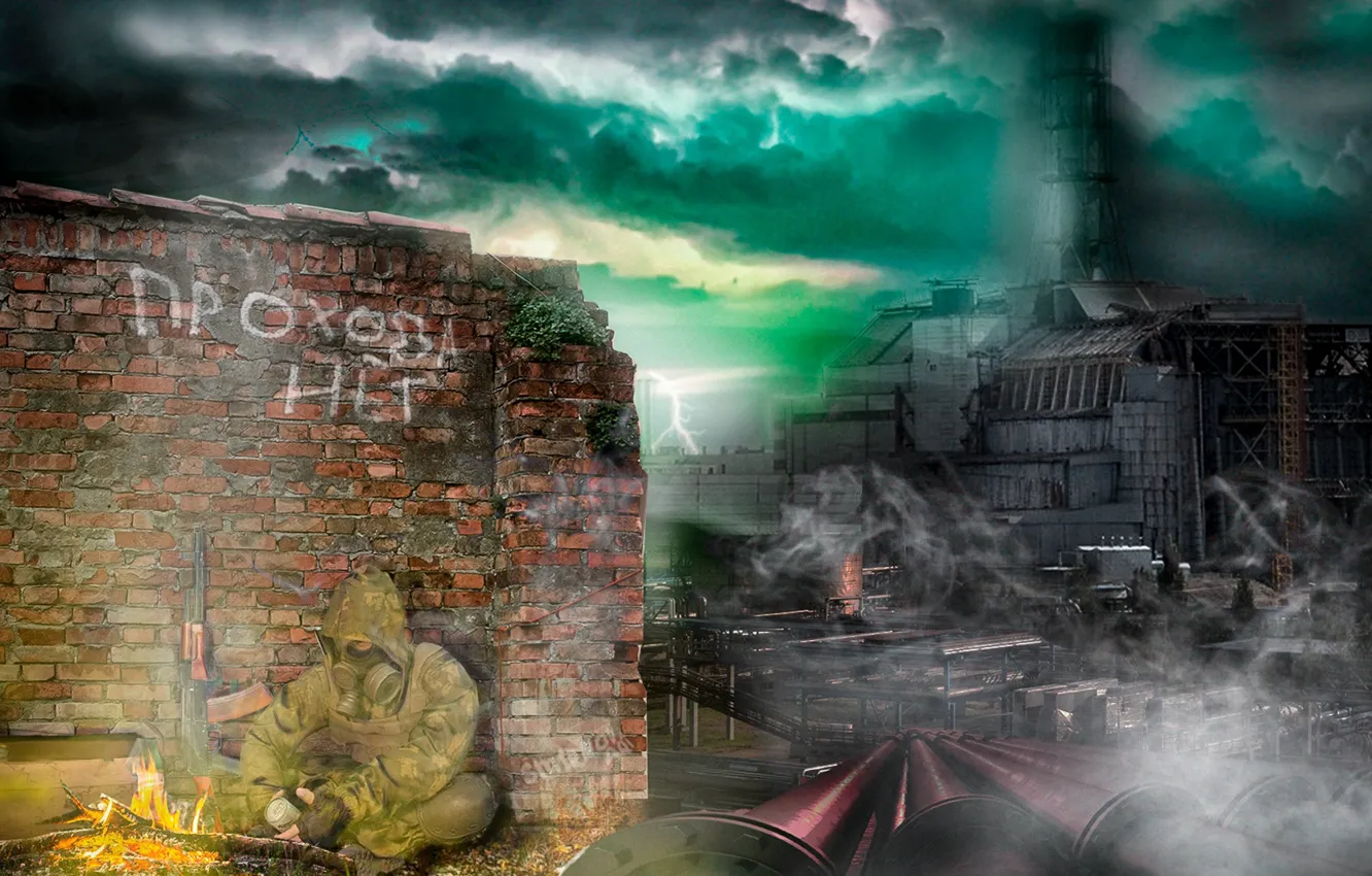 Photo wallpaper Stalker, game, Stalker, art, survival, FULL-HD, Survive