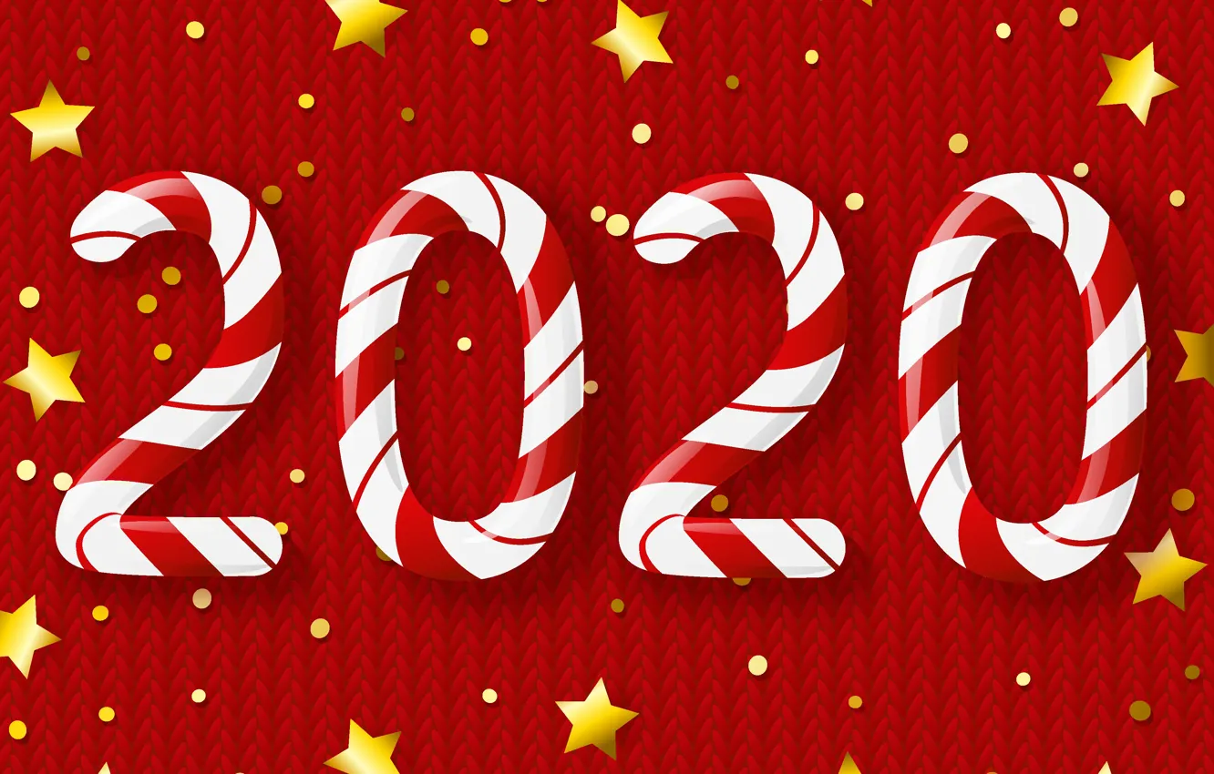Photo wallpaper stars, New year, New Year, decor, 2020