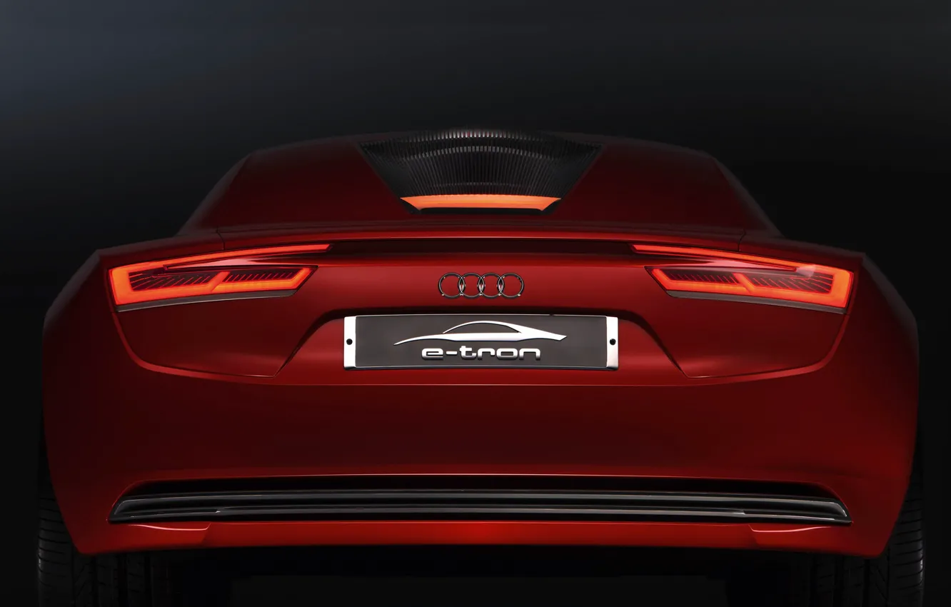 Photo wallpaper Audi, e-tron, conceptcar