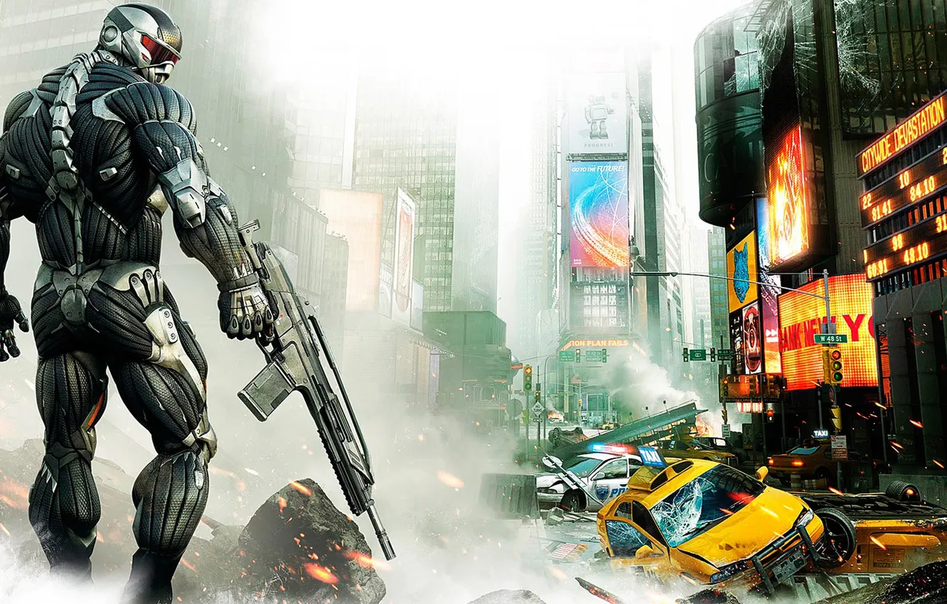 Photo wallpaper Crysis, Crysis 2, PS3, Xbox 360