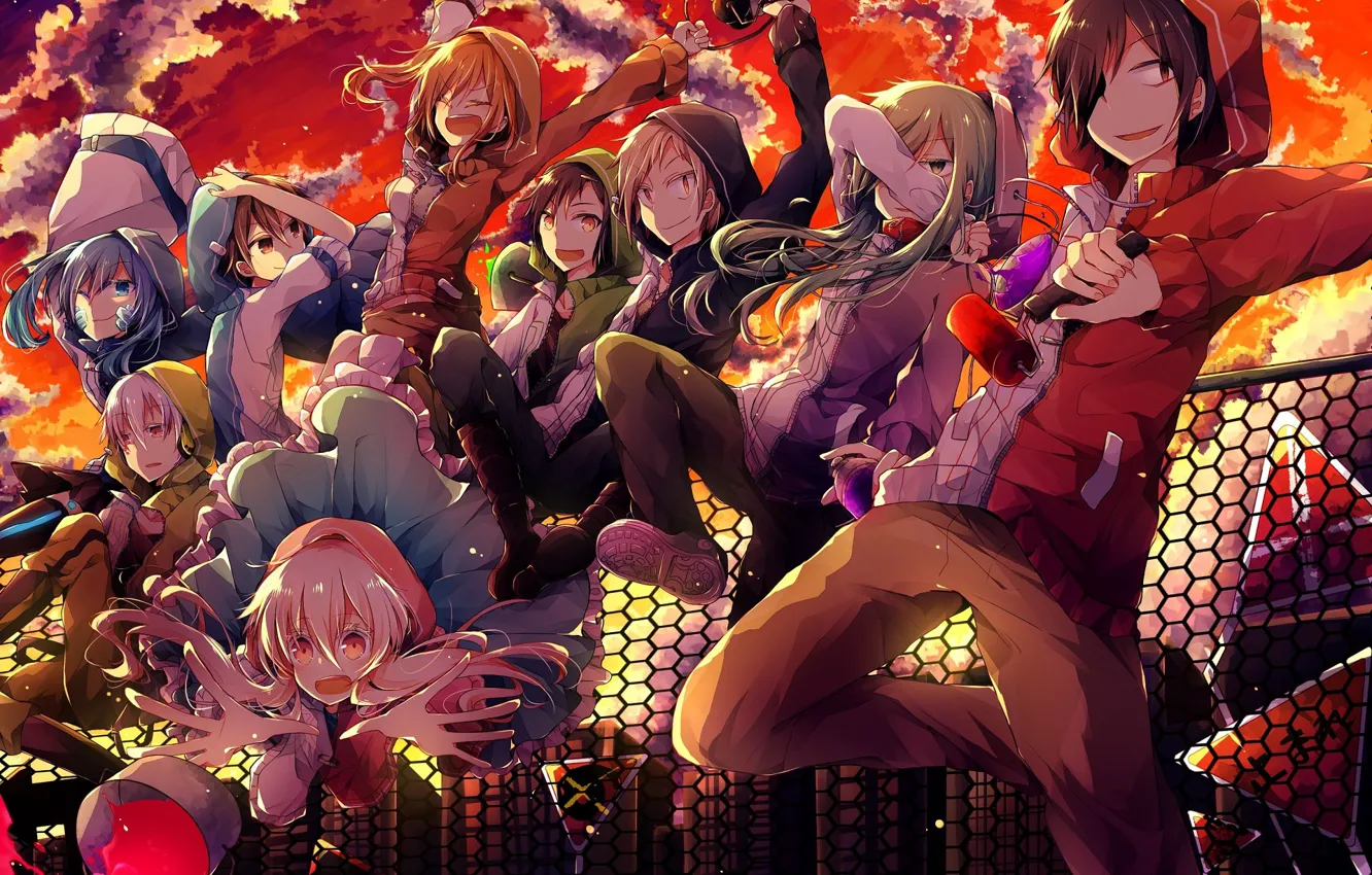 Photo wallpaper anime, art, characters, Kagerou Project, The project "hot Fog"