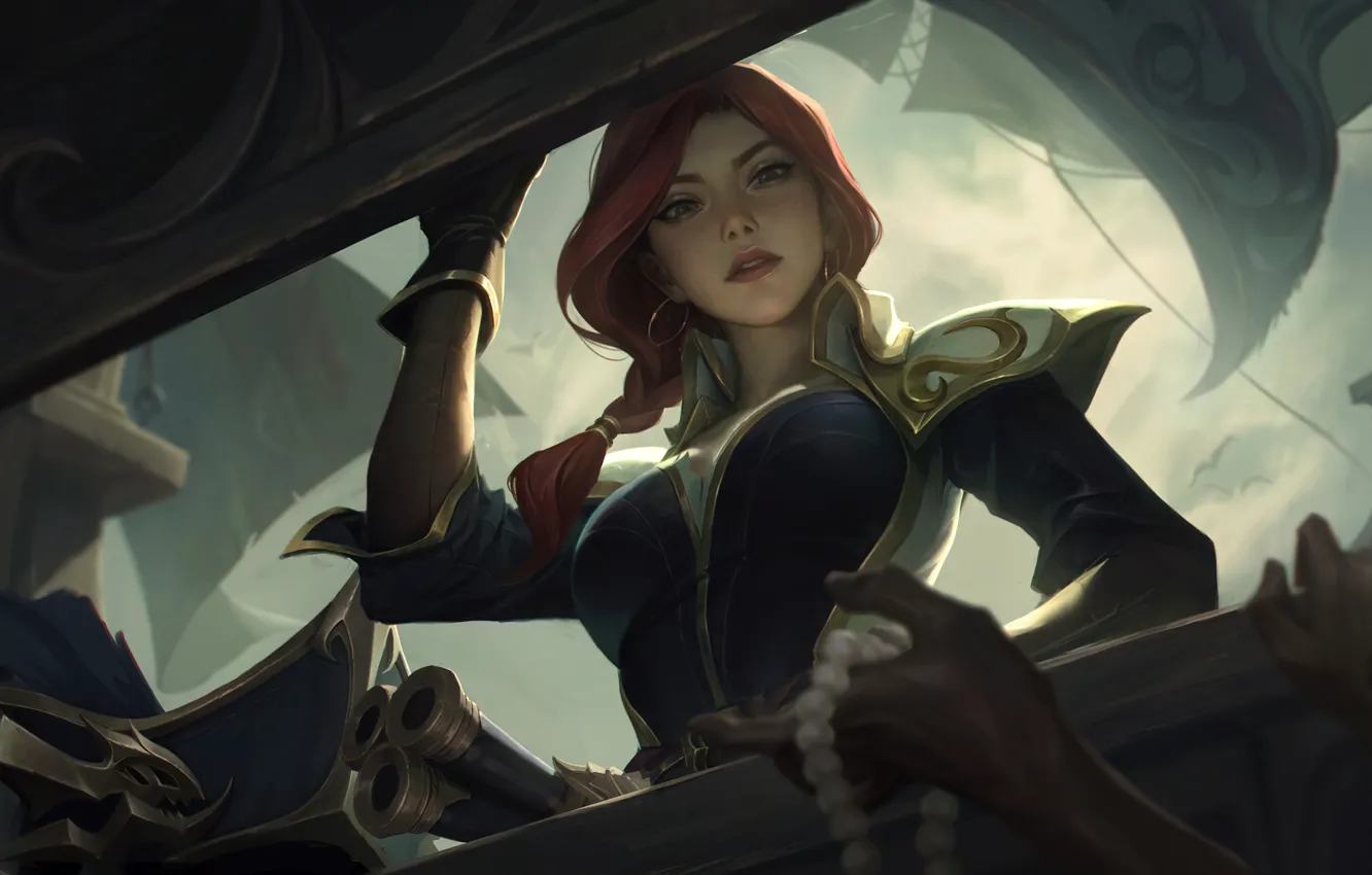Photo wallpaper League of Legends, fan art, Game Art, Miss Fortune (League of Legends), Laohuatou