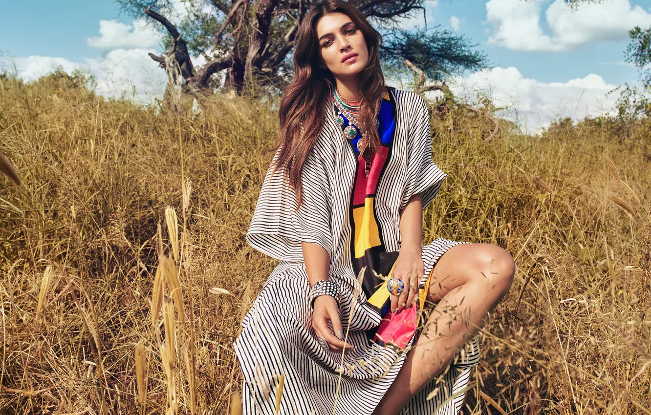 Photo wallpaper girl, hot, sexy, eyes, smile, beautiful, figure, model