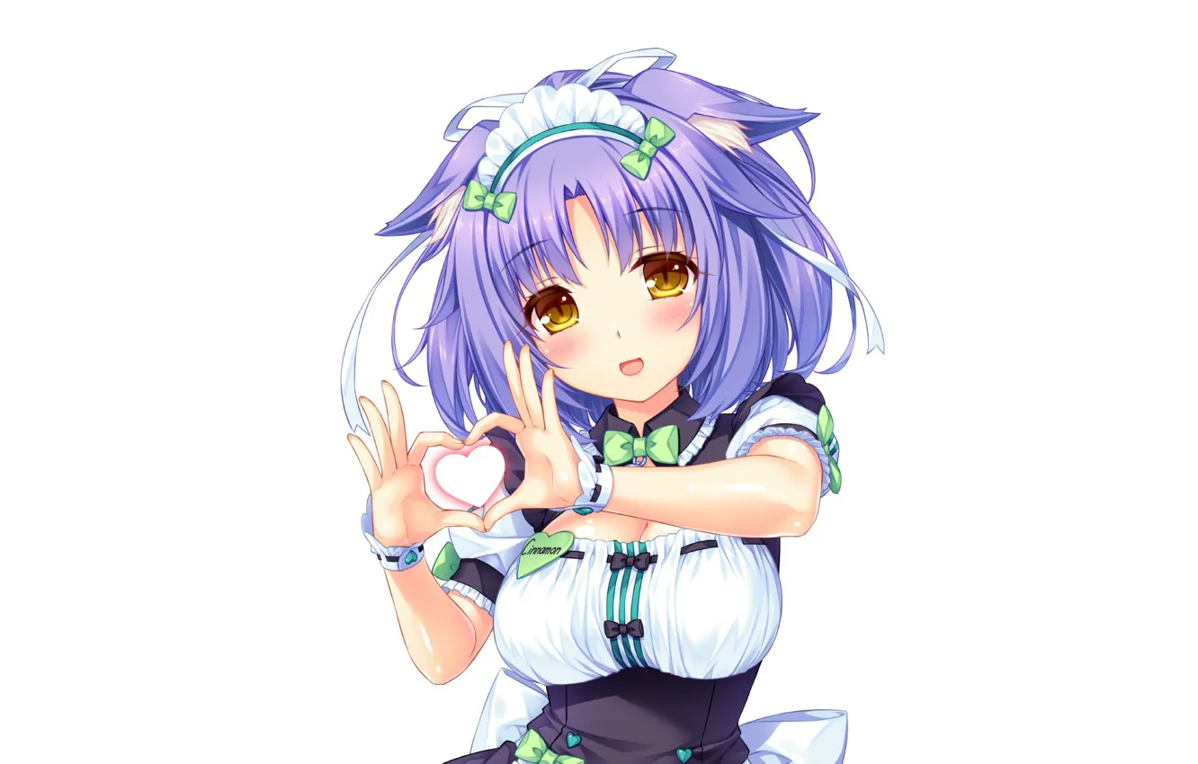 Photo wallpaper kawaii, girl, nothing, anime, cat, pretty, asian, cute