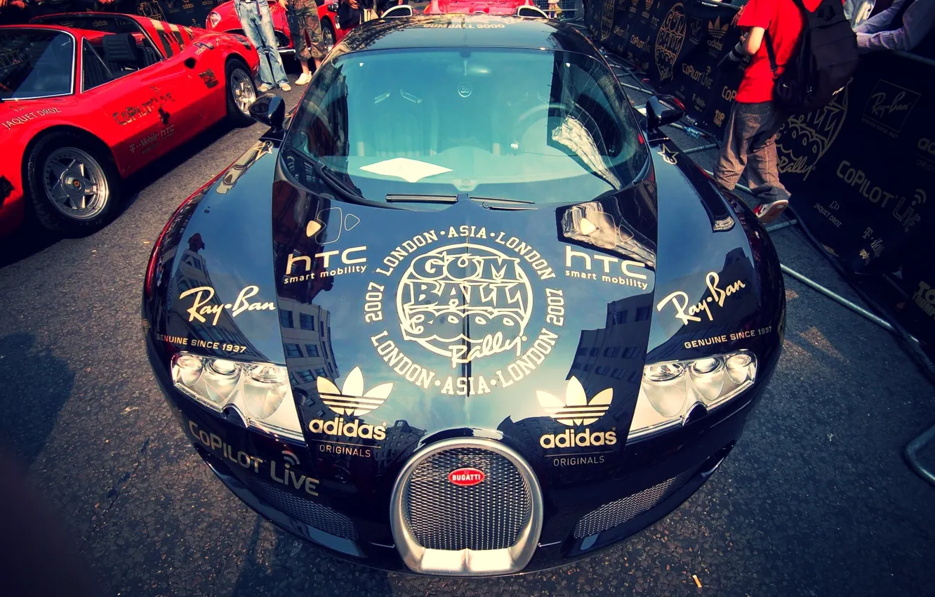 Photo wallpaper Bugatti, Veyron, Supercars, Gumball 3000