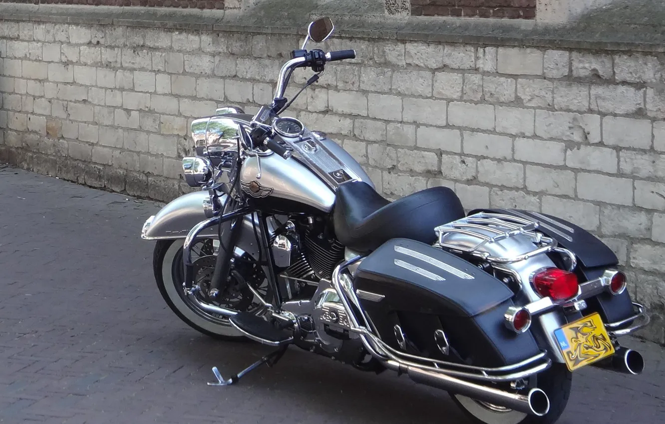 Photo wallpaper Moto, Harley Davidson, classic, chopper