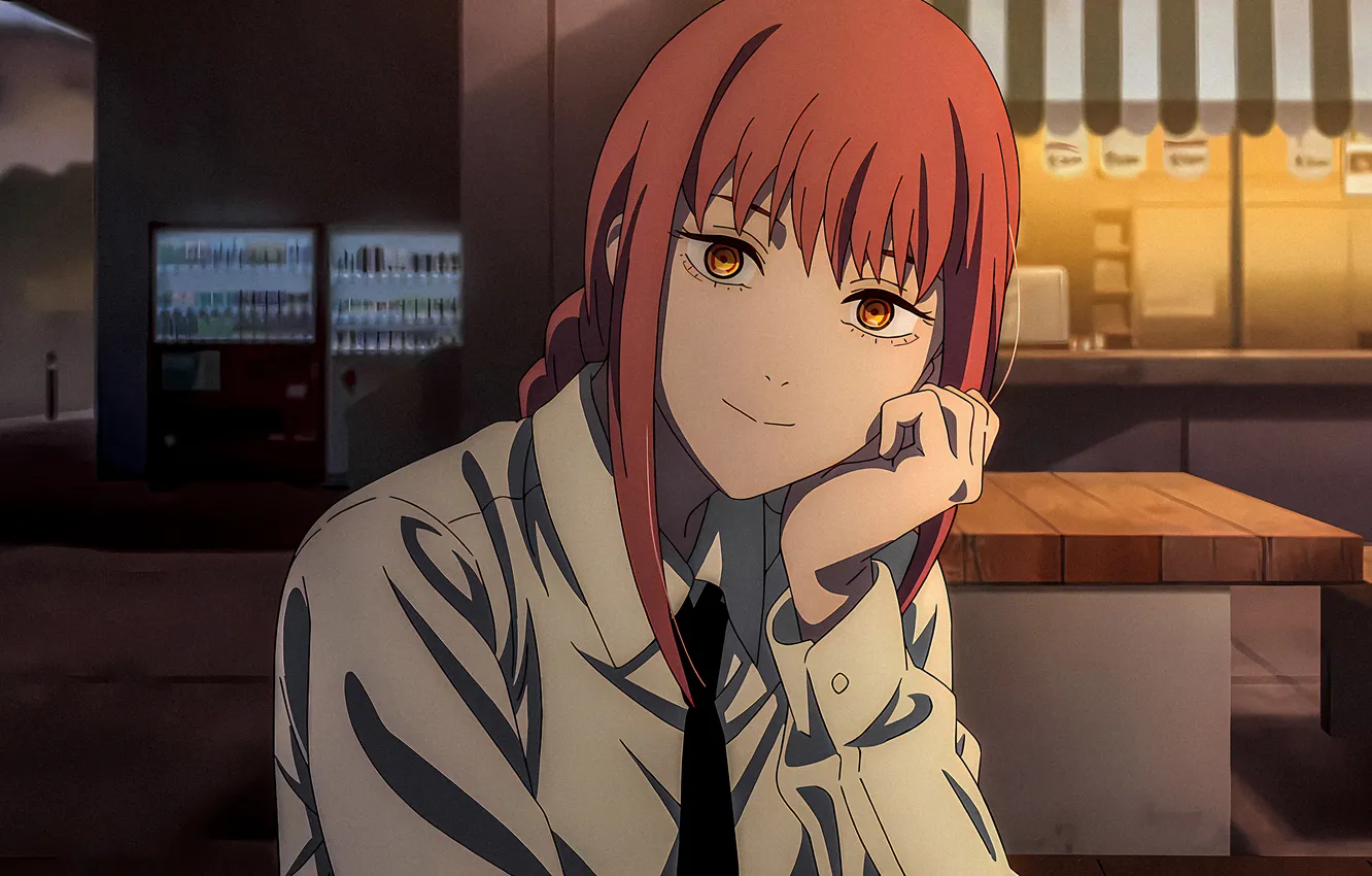 Photo wallpaper shirt, anime, art, Chainsaw Man, Makima, Makima, chainsaw man