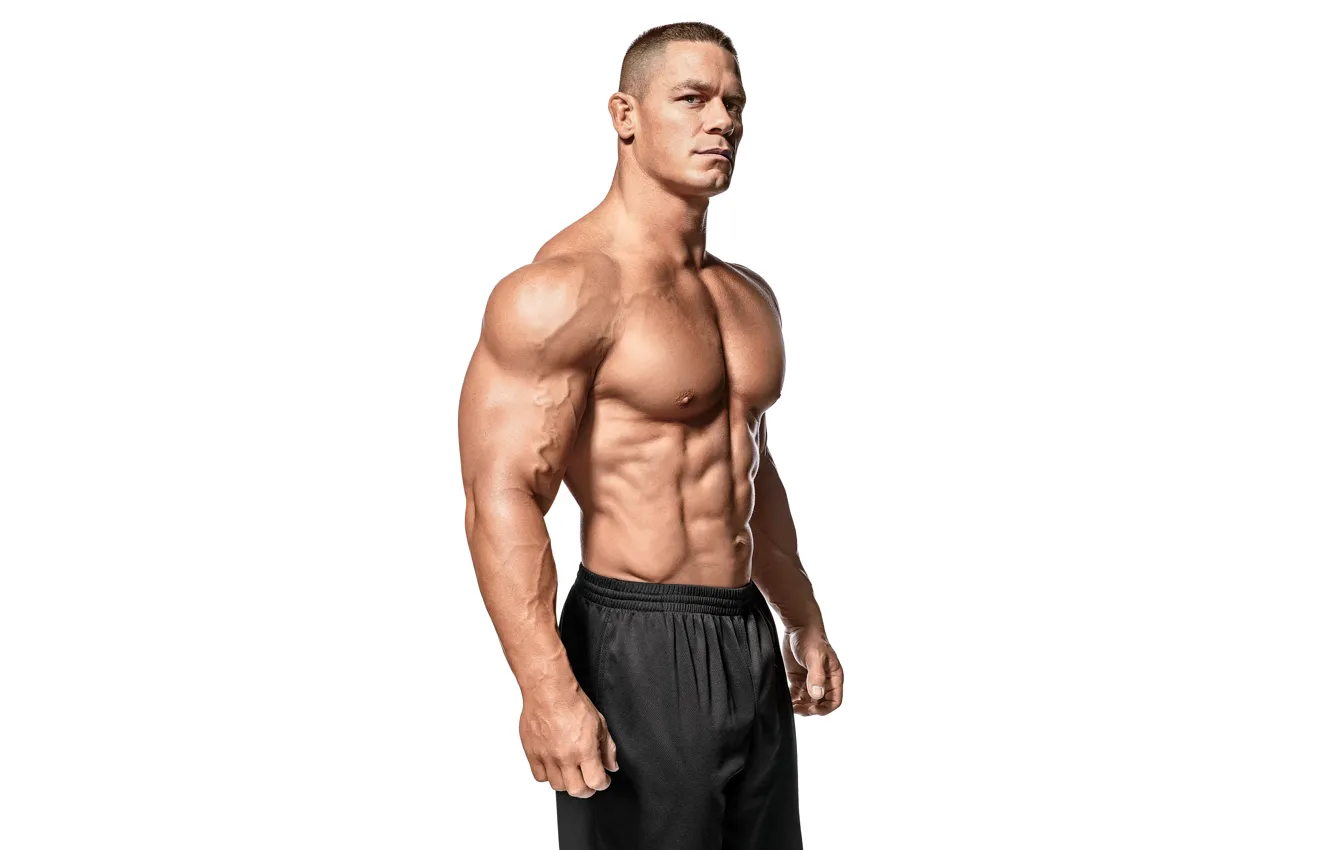 Photo wallpaper pose, actor, torso, muscle, muscle, wrestler, press, WWE