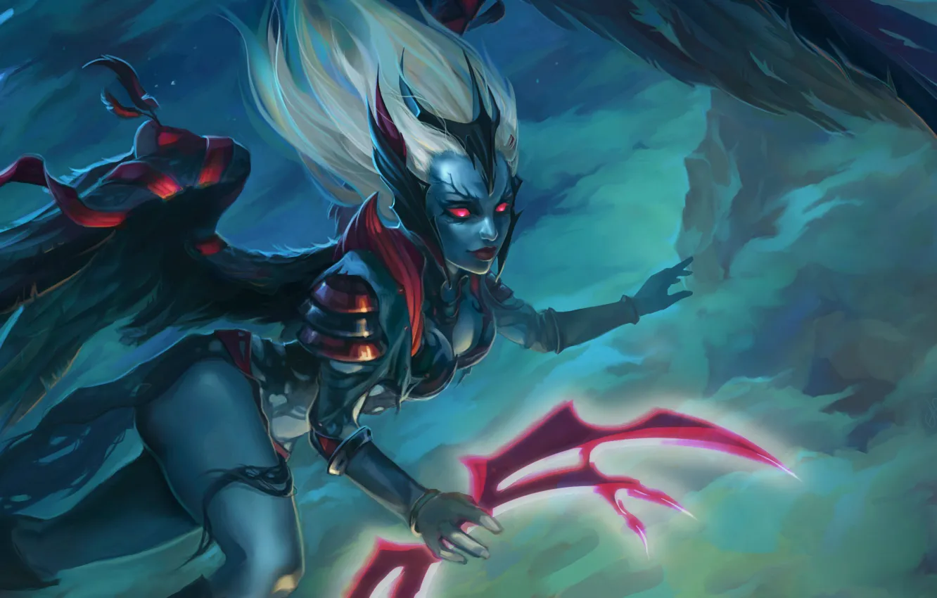 Photo wallpaper Vengeful Spirit, Fandom, ArtDota
