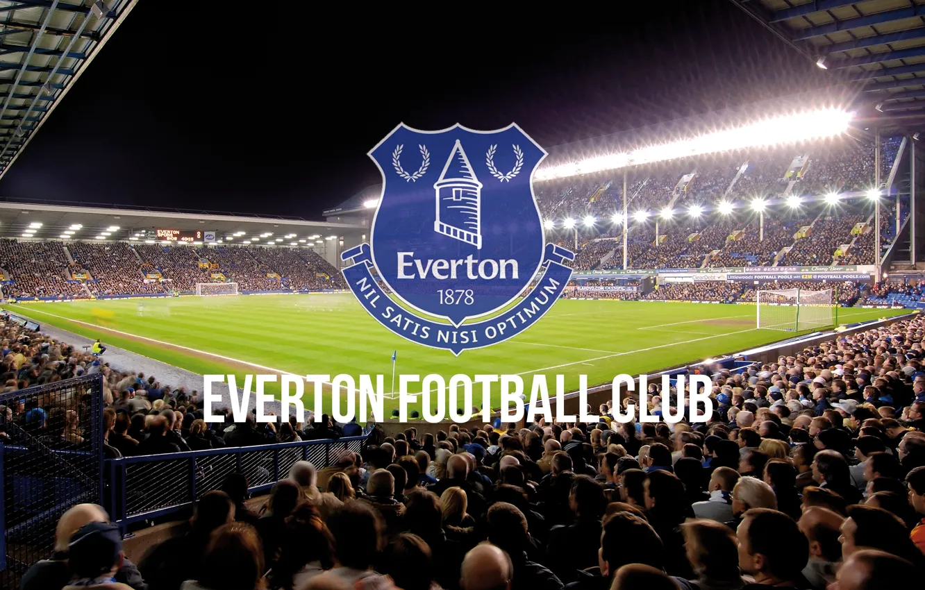 Photo wallpaper wallpaper, sport, logo, stadium, football, Everton FC, Goodison Park