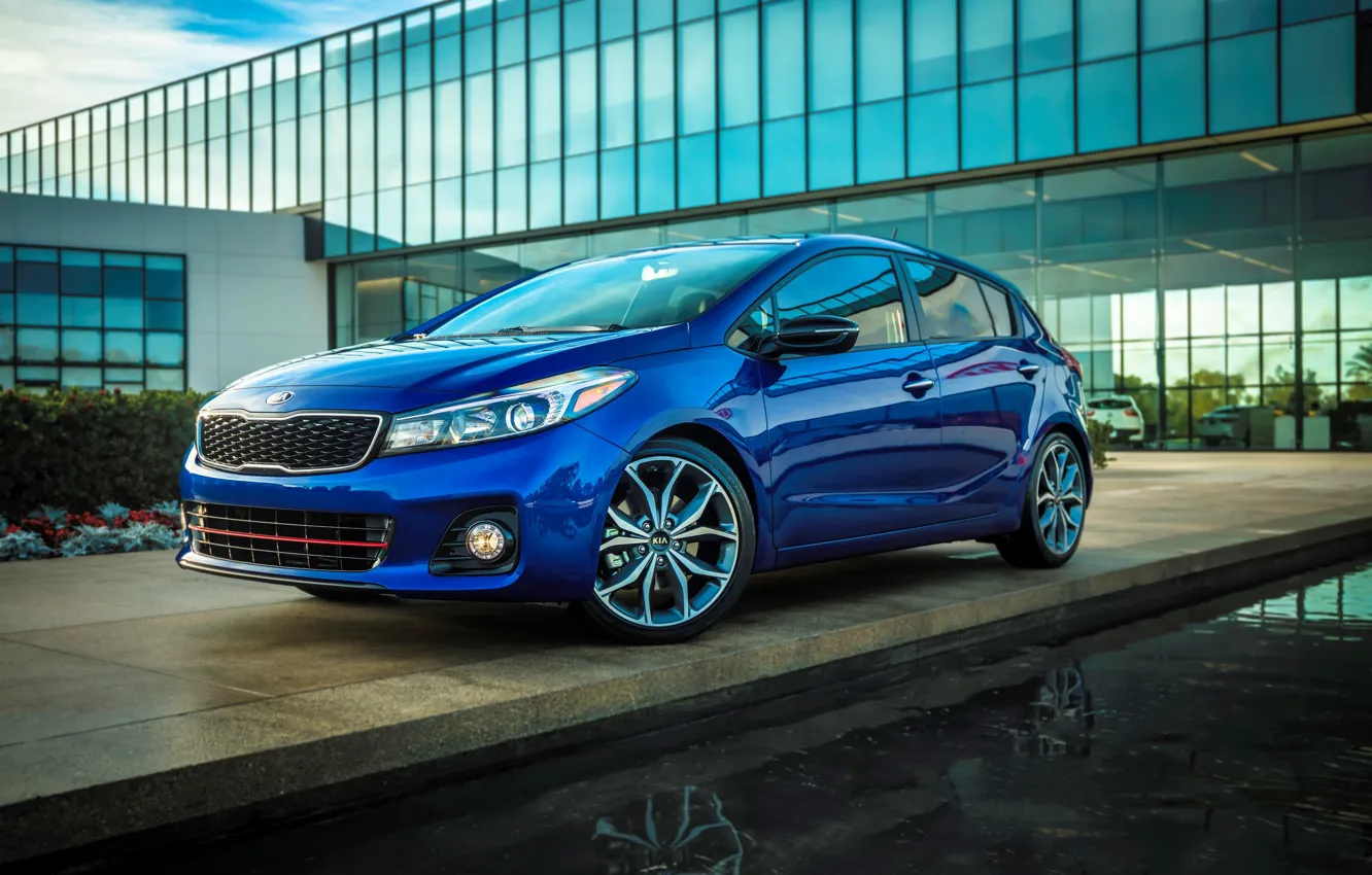 Photo wallpaper Blue, Kia, 2016, Forte5