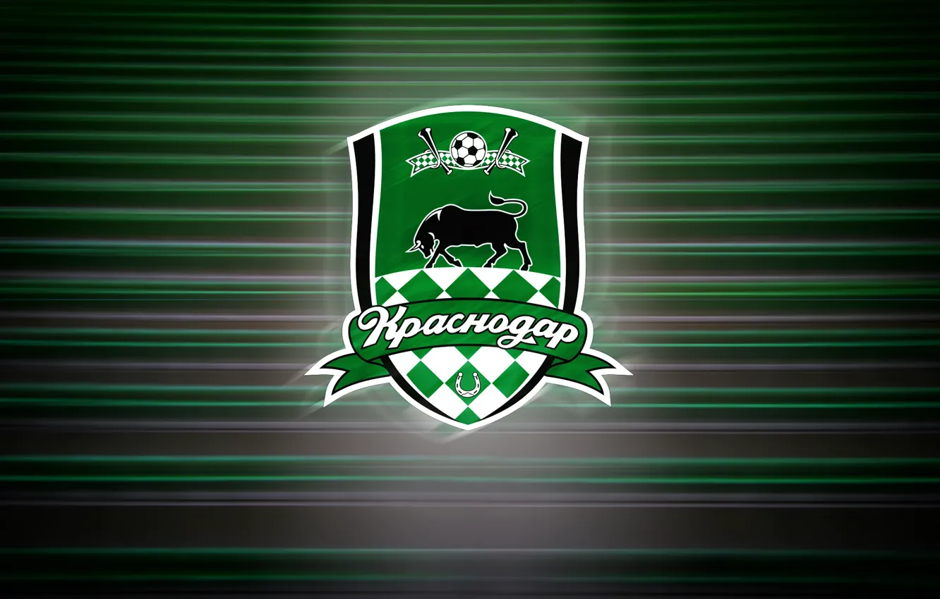 Photo wallpaper background, sport, logo, logo, Russia, bull, Football club, Krasnodar