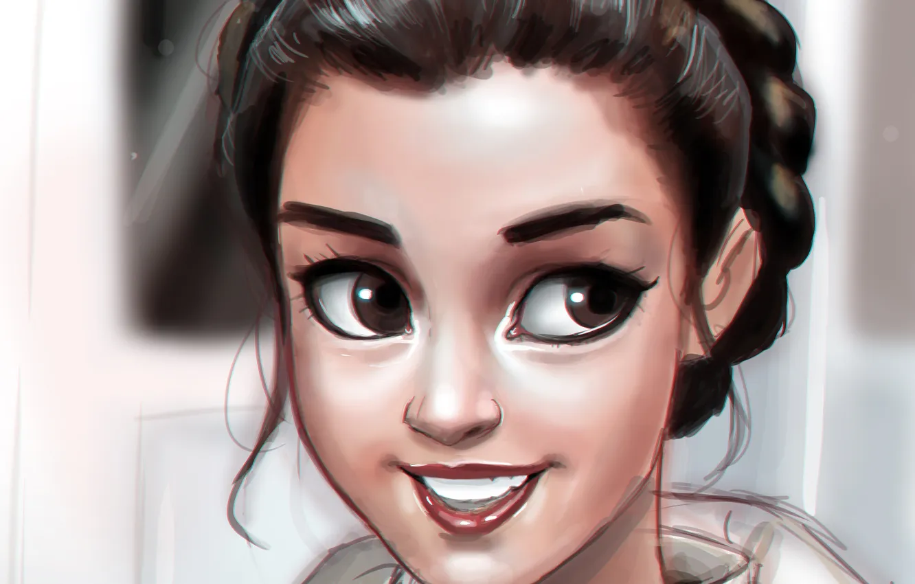 Photo wallpaper girl, Star Wars, art, Leia, Princess Leia, Leia Organa Solo