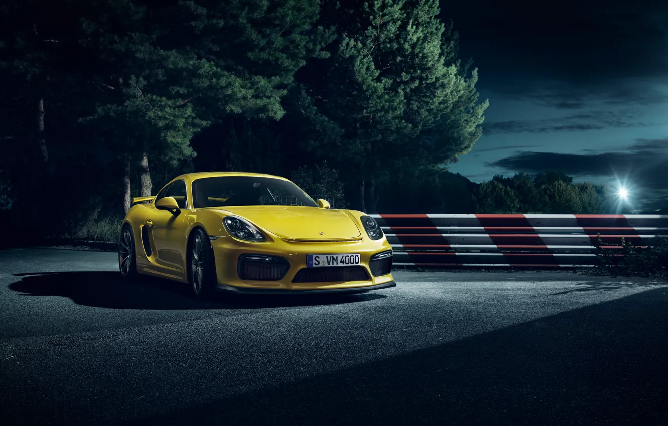 Photo wallpaper Porsche, Cayman, Porsche, GT4, 2015, 981C, Caiman