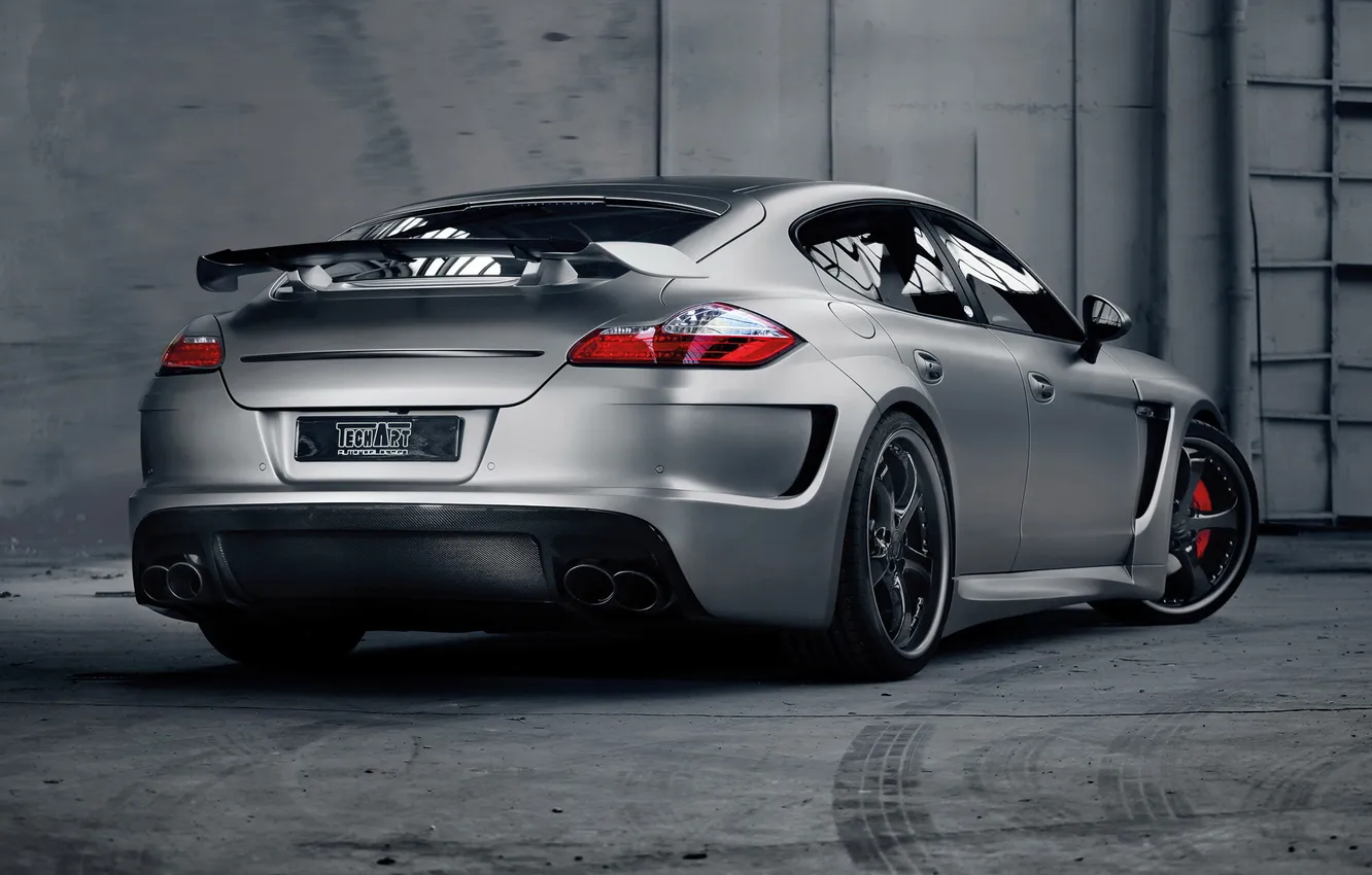 Photo wallpaper Porsche, Panamera, 2010, Porsche, Panamera, TechArt, 970, Grand GT