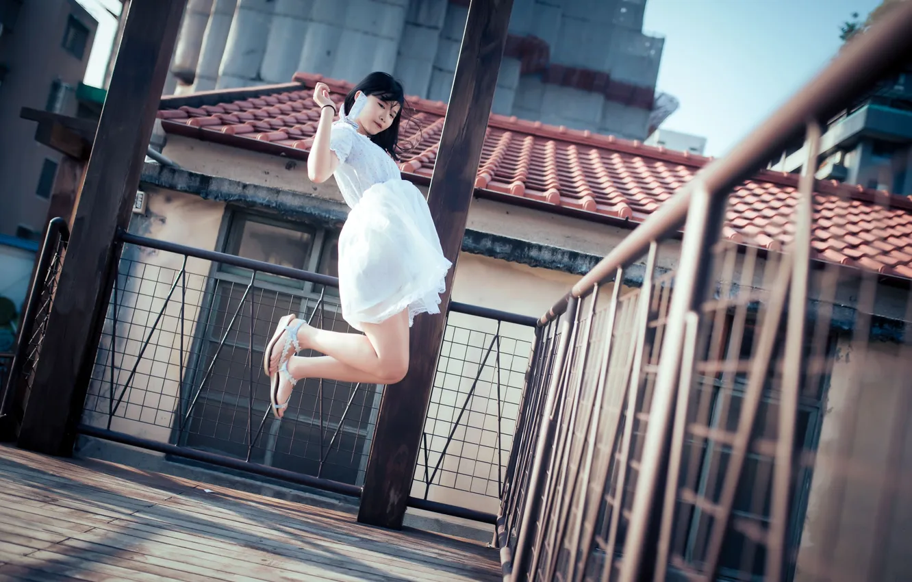 Photo wallpaper China, model, cute