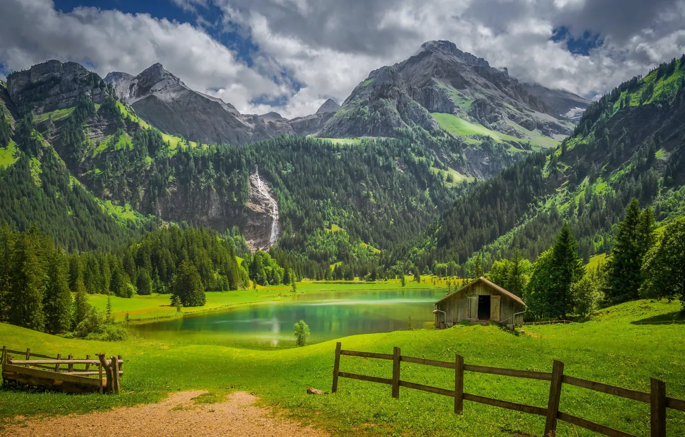 Photo wallpaper Switzerland, Bern, Lauenen