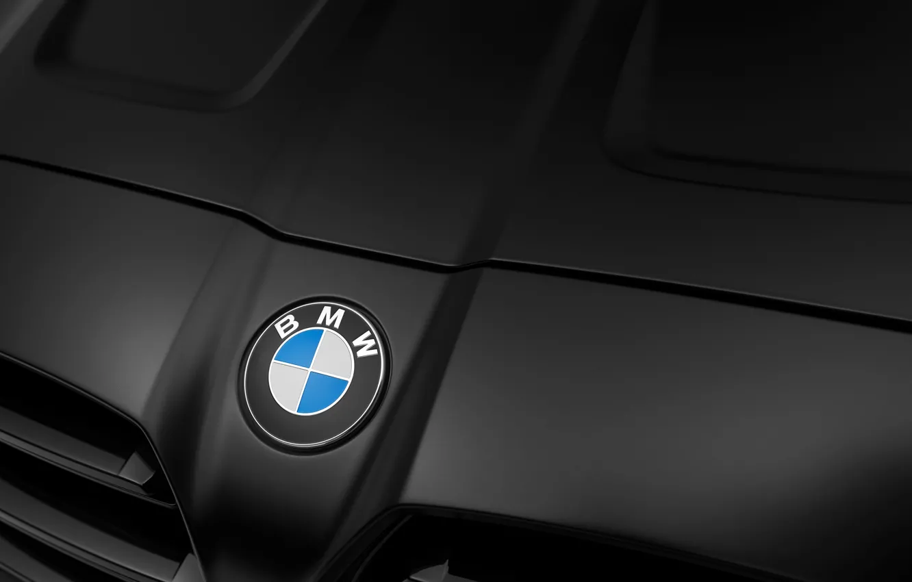 Photo wallpaper the hood, BMW, before, Coupe, label, Competition, M4, G82