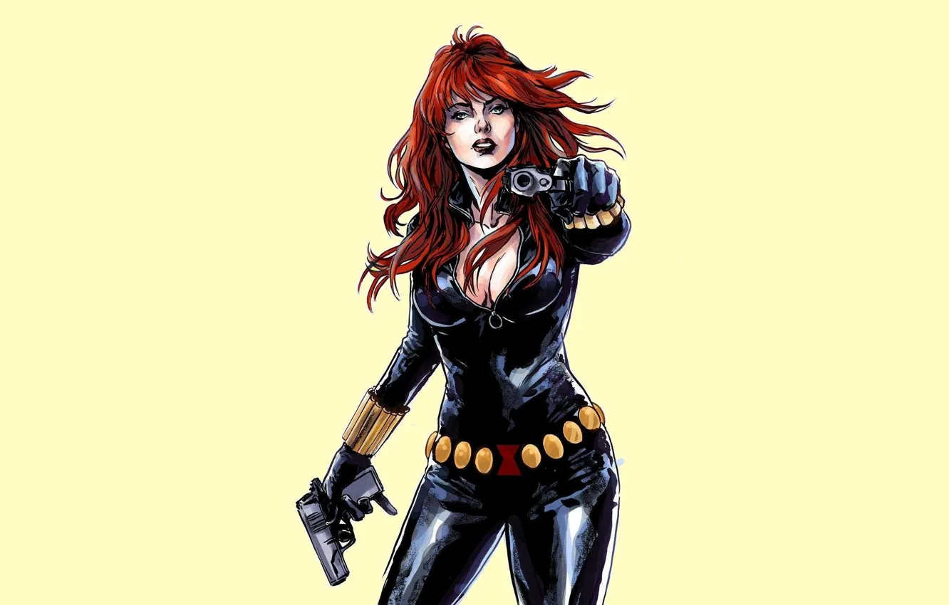 Photo wallpaper Black Widow, Black widow, Natasha
