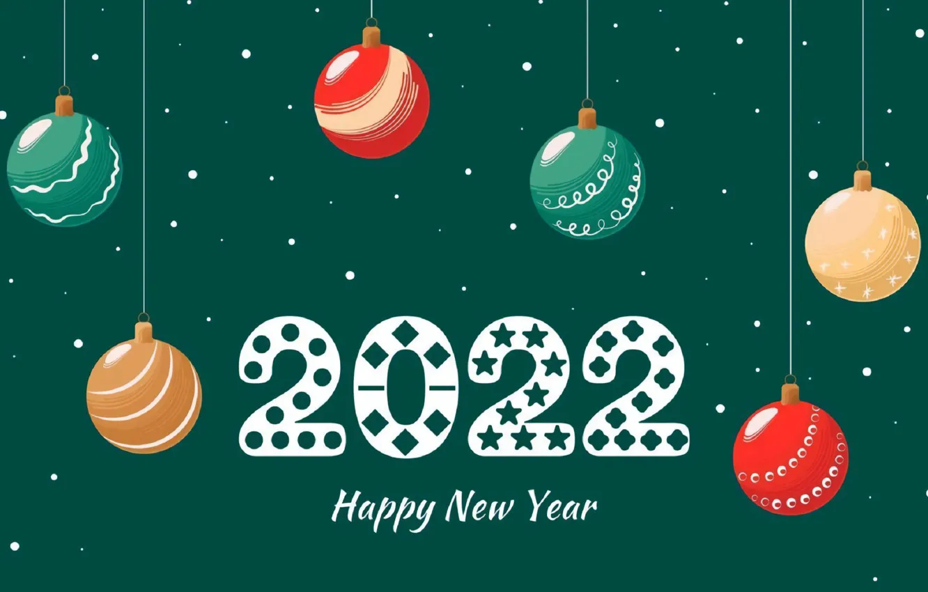 Photo wallpaper holiday, new year, Happy New Year, happy new year, Merry Christmas, 2022, Happy New Year, …
