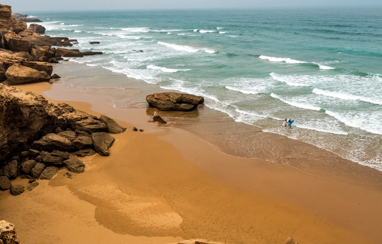 Photo wallpaper surf, Morocco, Atlantic coast