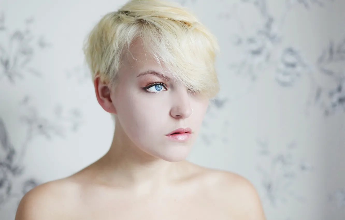 Photo wallpaper look, girl, portrait