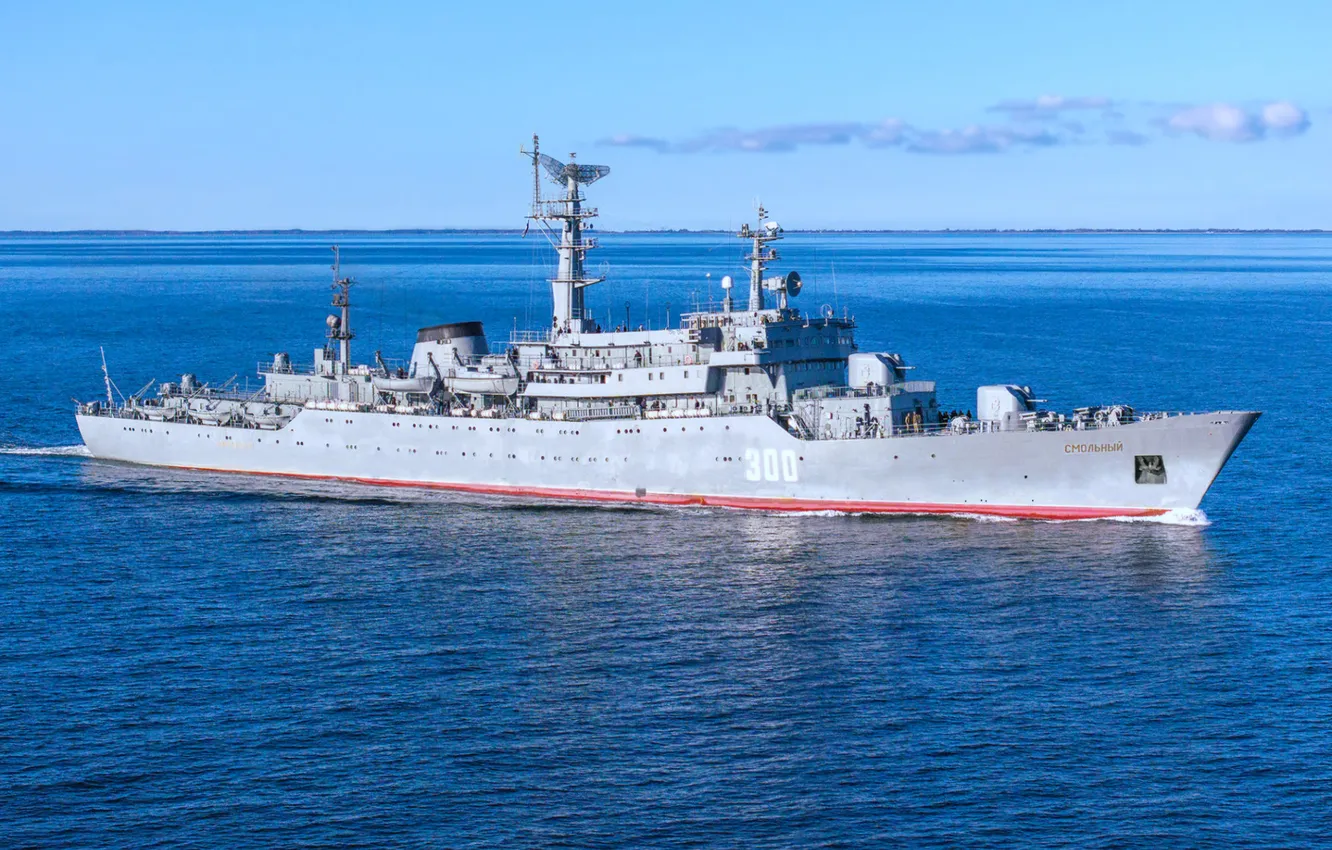 Photo wallpaper training ship, Smolny, on the march 2024