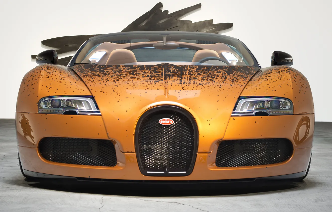Photo wallpaper sports car, car, Bugatti Veyron Grand Sport Venet