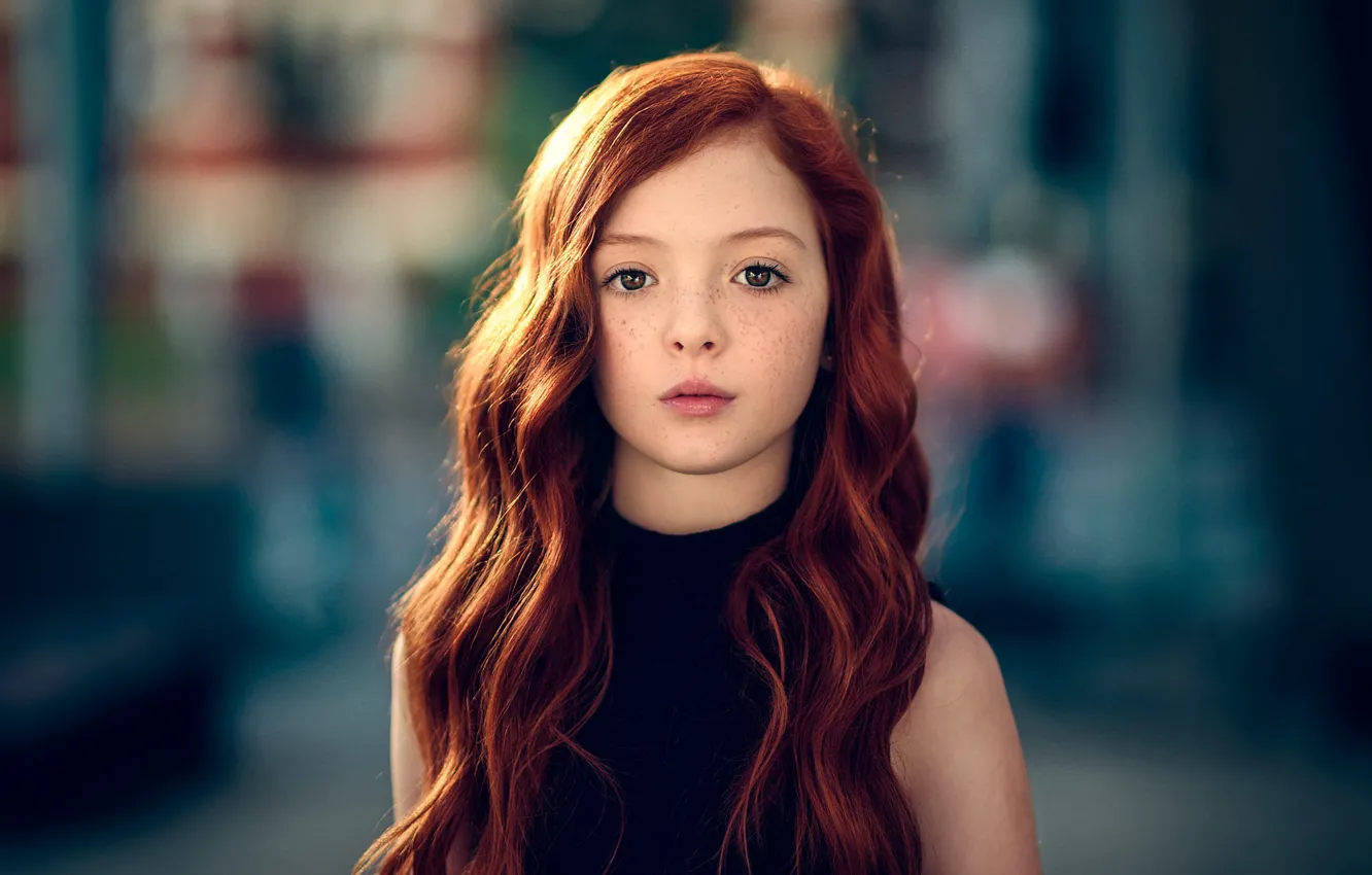 Photo wallpaper portrait, girl, freckles, redhead, Ruby, Natural Light Portrait, Zubair Aslam