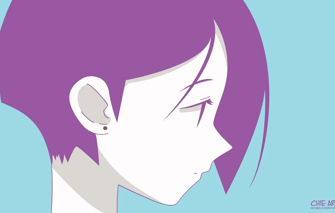 Photo wallpaper girl, hair, vector, hairstyle, girl, girl, chie arai