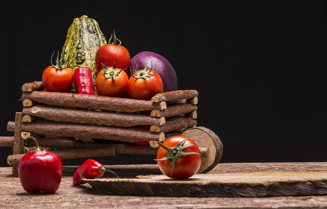 Photo wallpaper background, food, vegetables