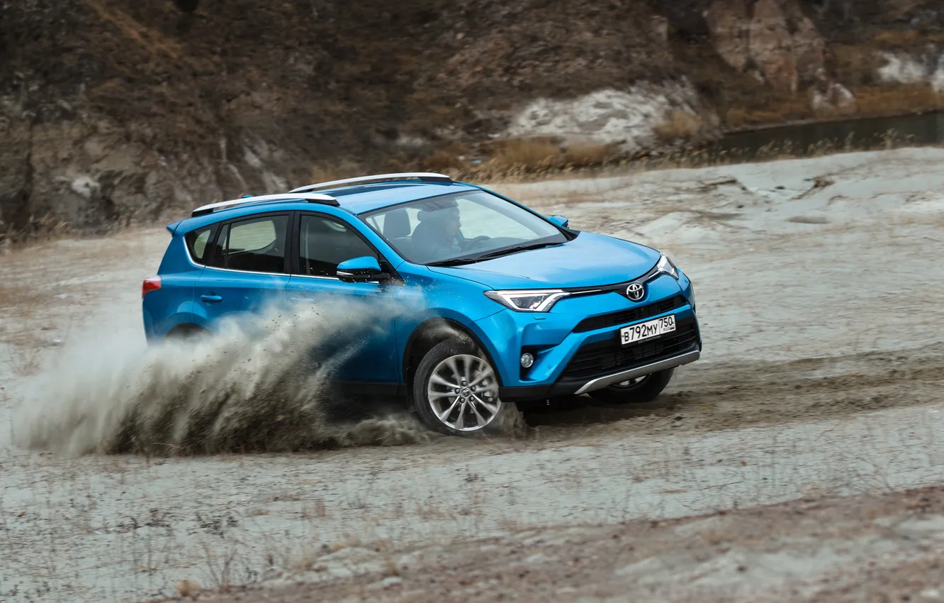 Photo wallpaper Toyota, Toyota, crossover, RAV4