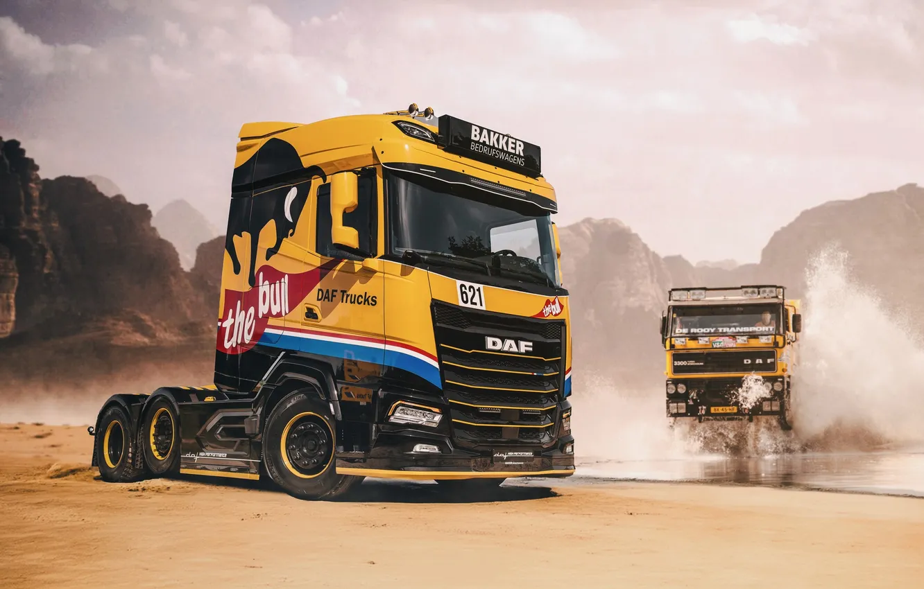 Photo wallpaper DAF, THE BULL, XG 530 6X2