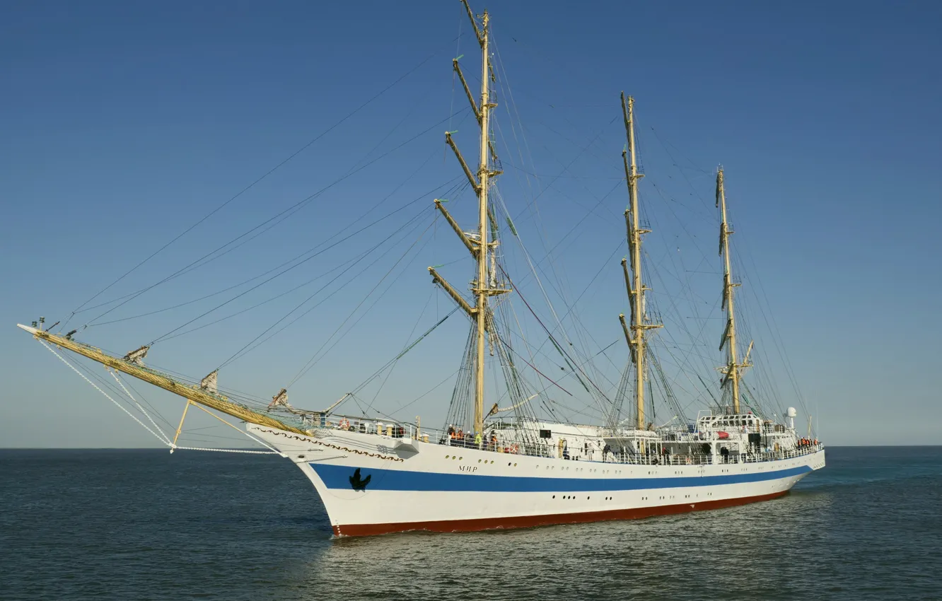 Photo wallpaper the world, ship, sailing