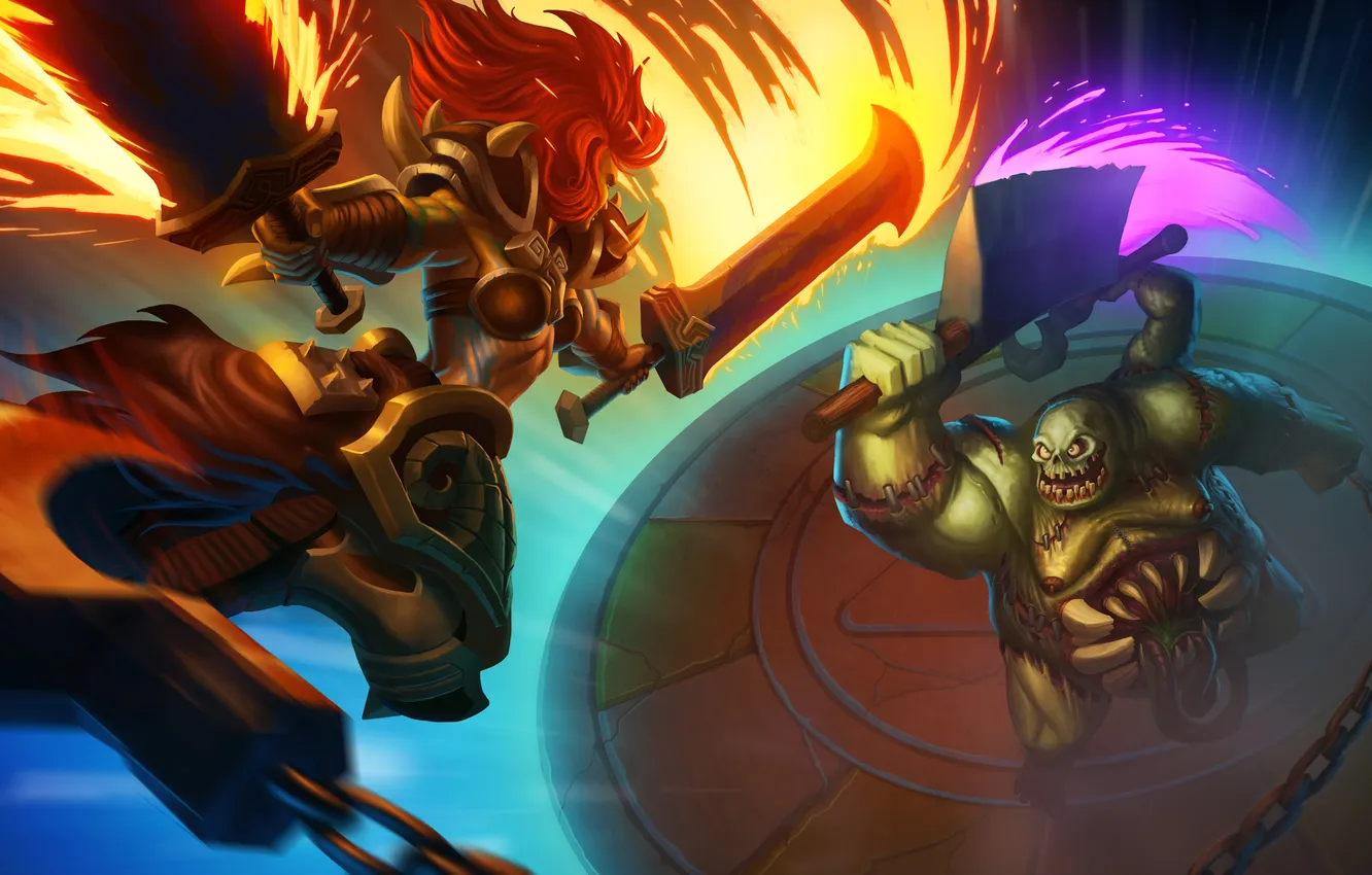 Photo wallpaper Sonya, diablo, warcraft, Heroes of the Storm, Wandering Barbarian, Stitches