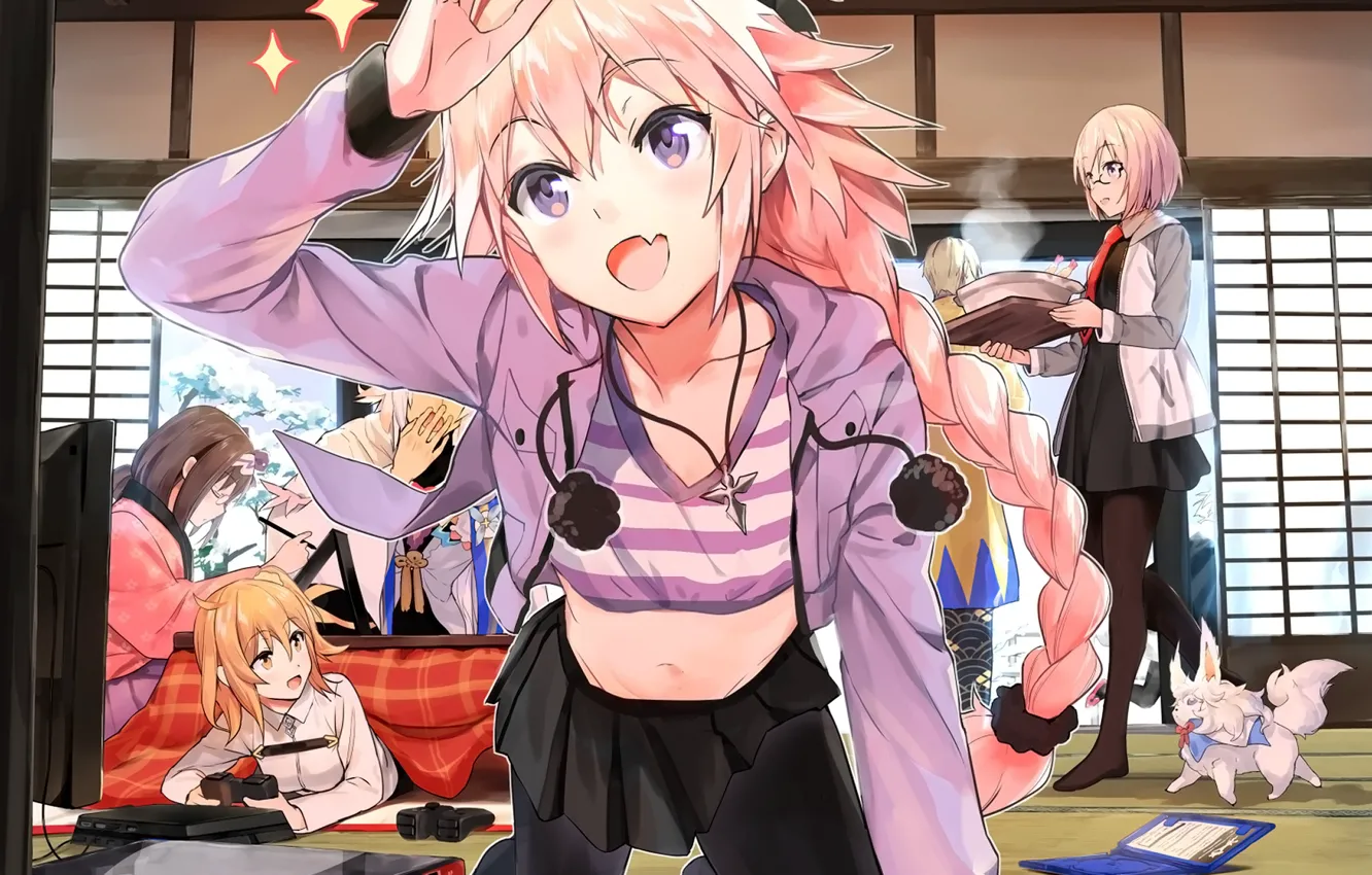 Photo wallpaper girl, room, anime, Fate/Grand Order