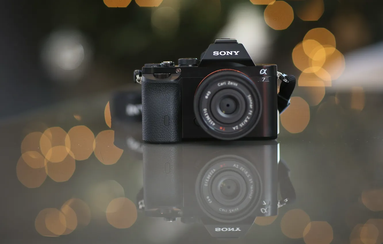 Photo wallpaper background, camera, Sony A7