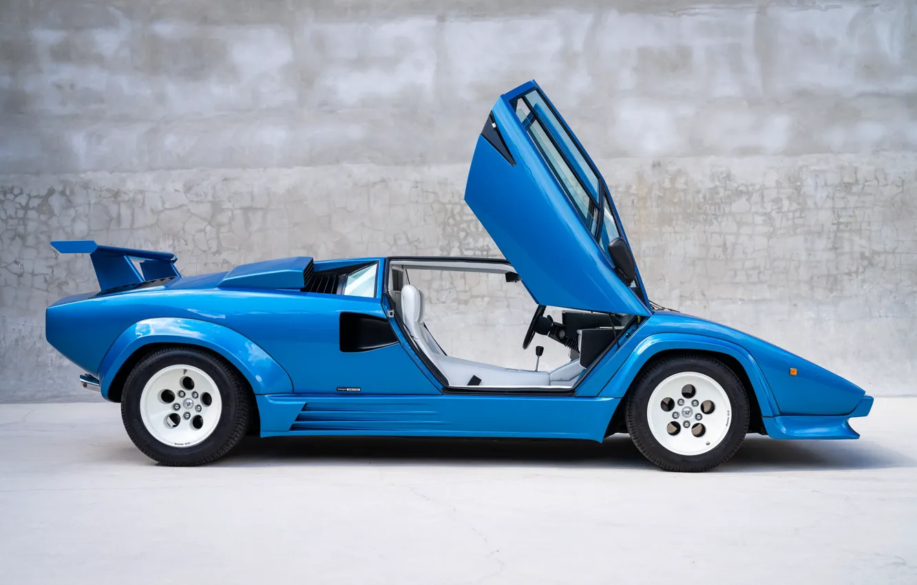 Wallpaper Lamborghini, Countach, Lamborghini Countach 5000QV, side view ...