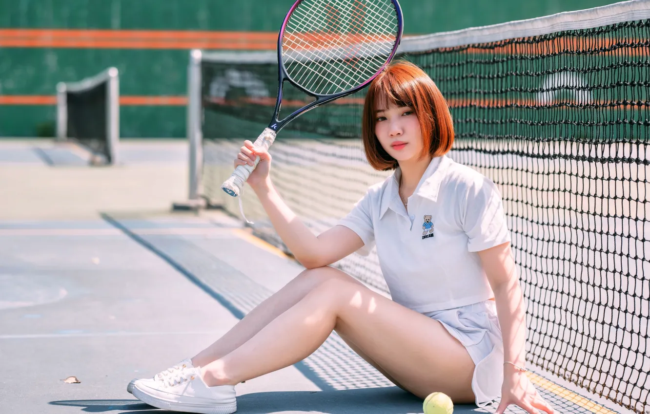 Photo wallpaper look, the sun, pose, mesh, model, makeup, figure, hairstyle